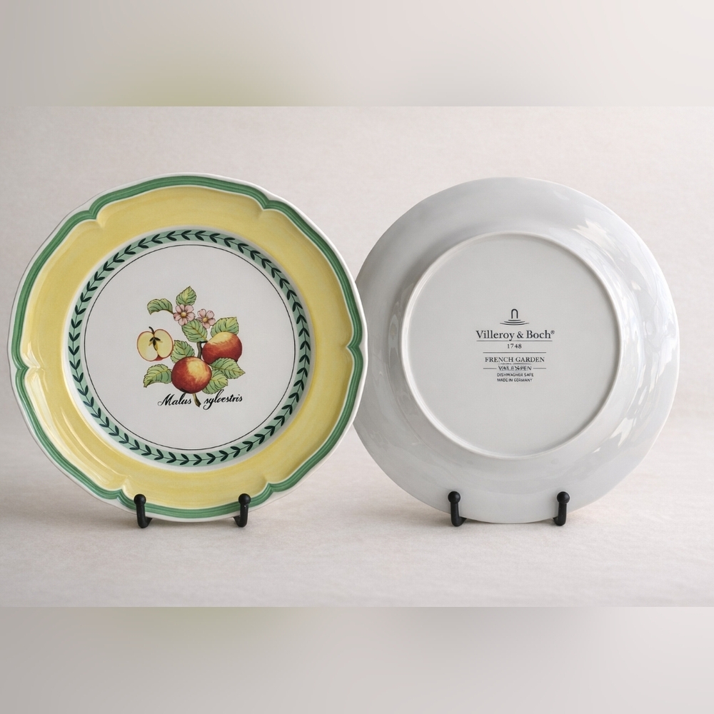 ✨ Villeroy & Boch French Garden “Malus Sylvestris” Plate. Set Of 4 Plstes ✨